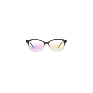 Rickey Smiley RS 202 Pink & Black Eyeglasses Frame 53-17-140 Wood Like Texture